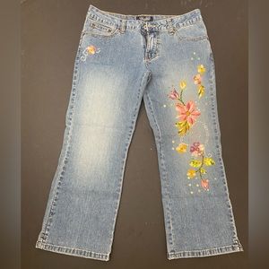 Angels Jeanswear Embroidered Jeans Vintage Juniors Y2K Pants